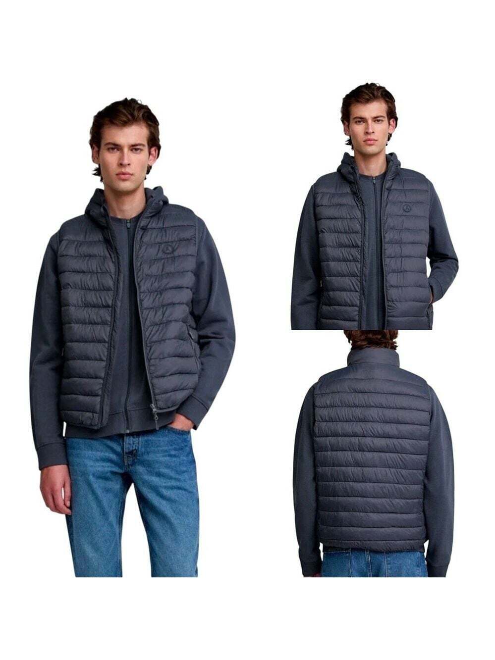 Scalpers Puffer Vest Mens Size Medium Sleeveless Nylon Gorpcore Winter Layers